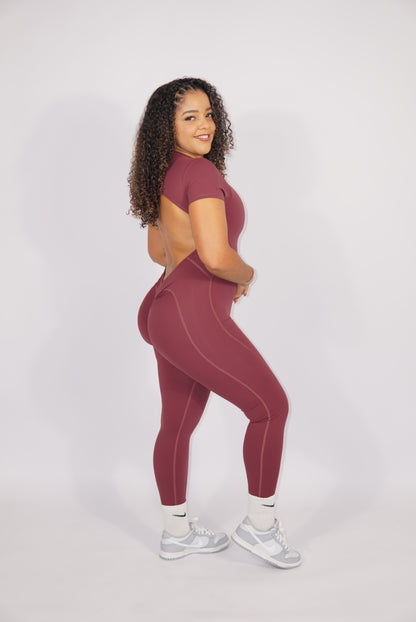 HOURGLASS SCULPT LONG JUMPSUIT